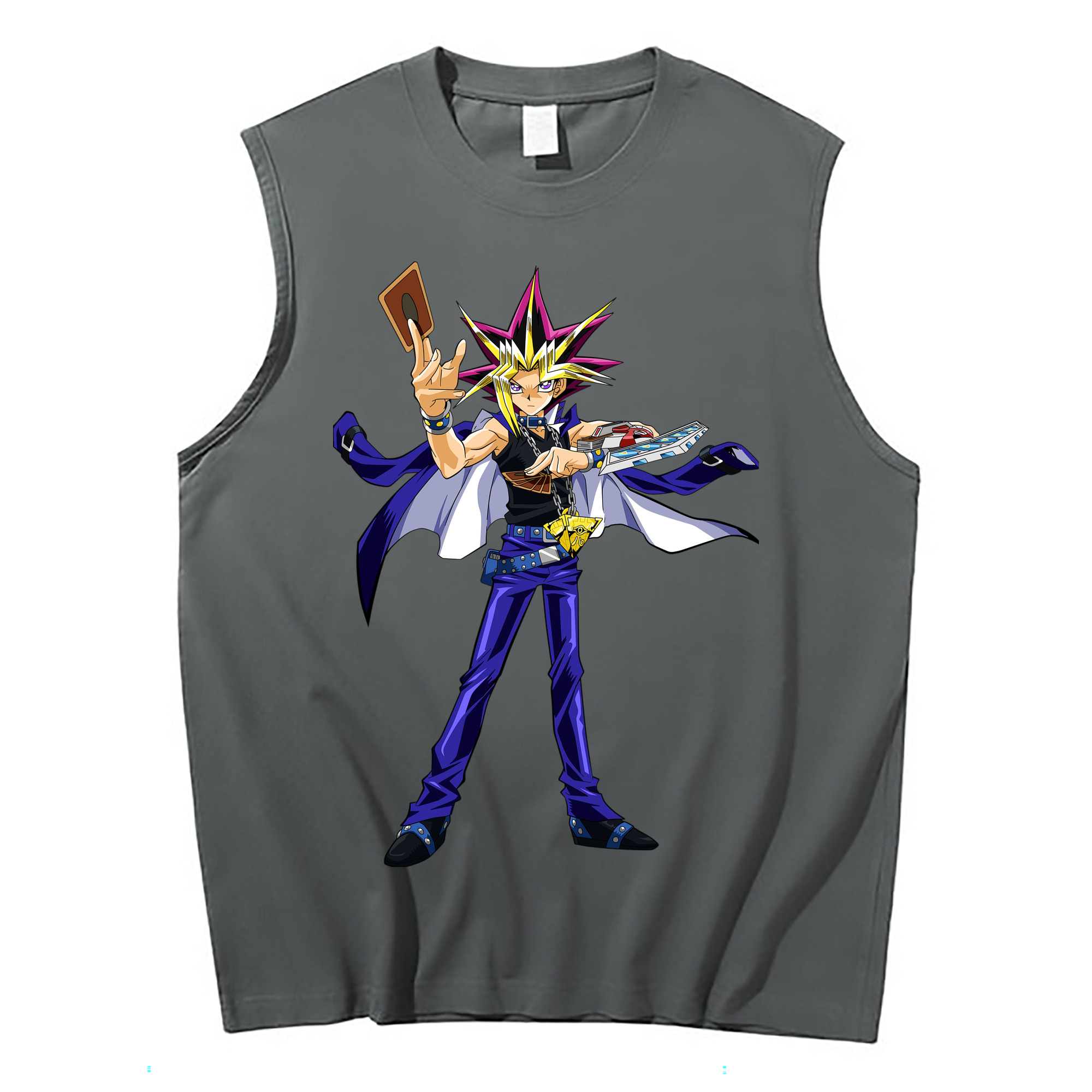 （画像用） 遊☆戯☆王 Yu-Gi-Oh! コットン100％タンクトップ（フロントプリント）